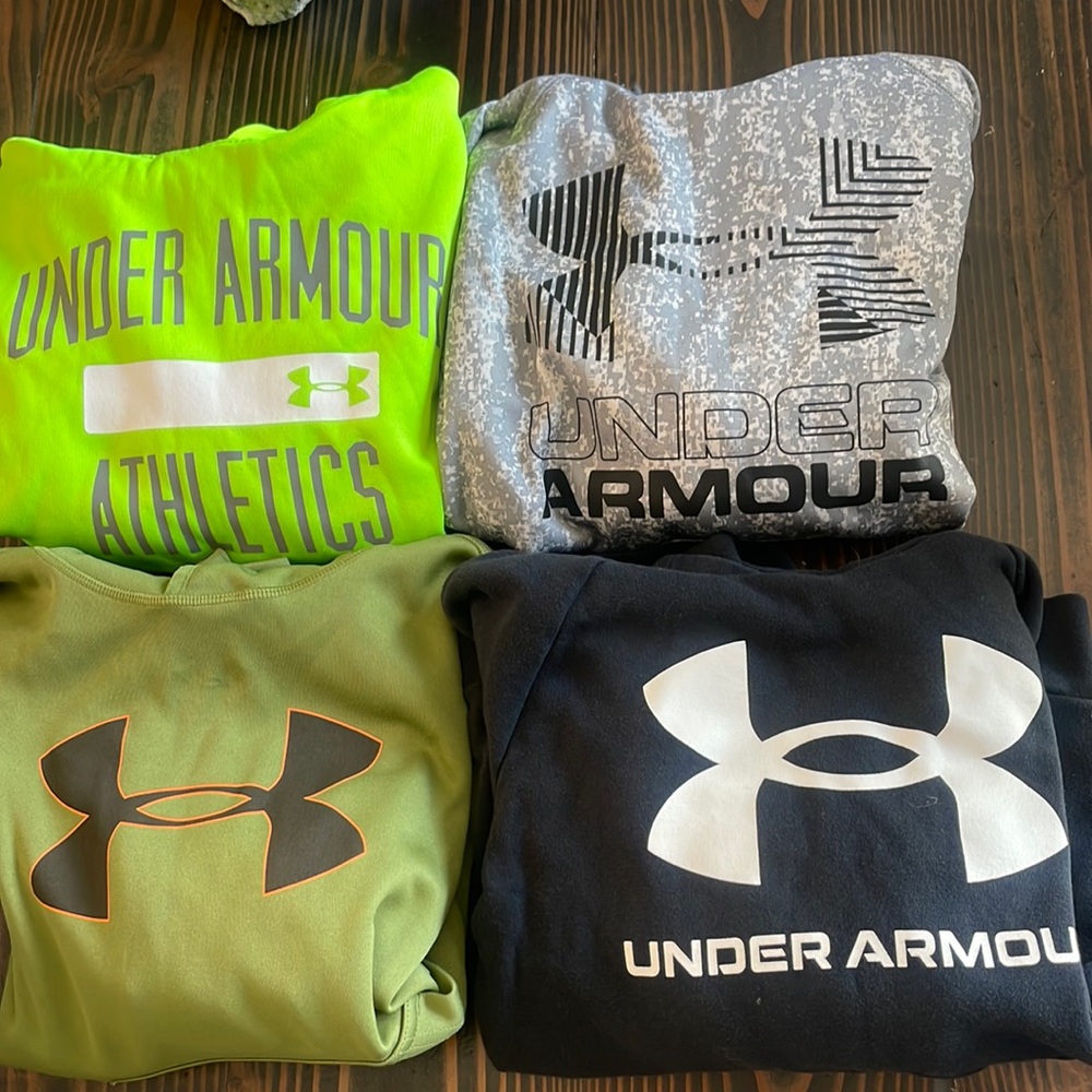 Boys UA Hoodie Lot
